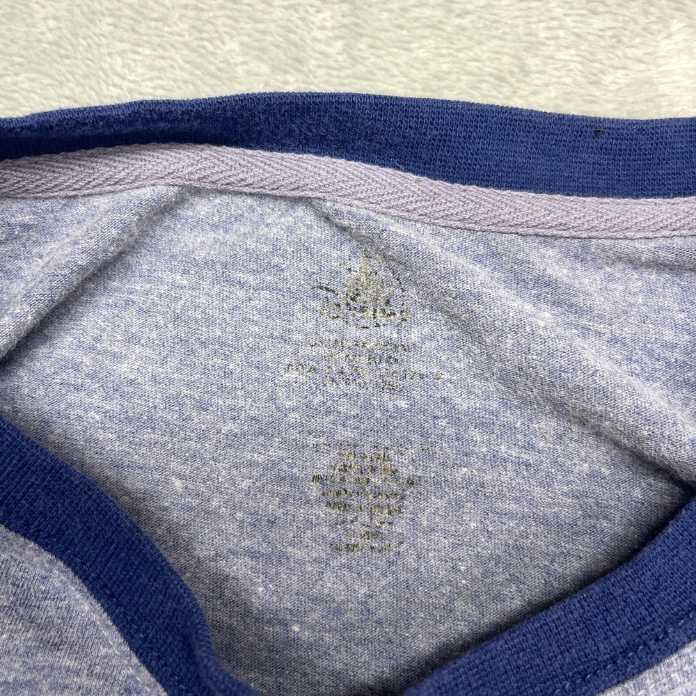 Walt Disney Deadstock T-Shirt Men XL Blue World 50th Anniversary Ringer Pullover - Picture 4 of 6
